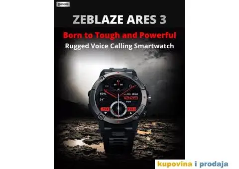 Novo- Zeblaze Ares 3 Bluetooth Smartwatch, Pozivi - 2/15