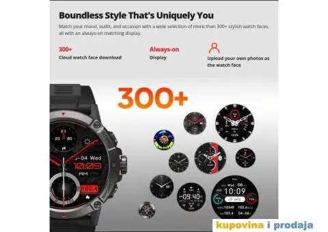 Novo- Zeblaze Ares 3 Bluetooth Smartwatch, Pozivi - 14/15