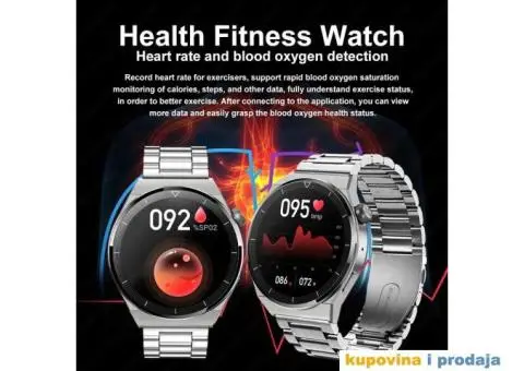 Novo - GT3 Pro Bluetooth NFC Smart Watch Bluetooth Poziv - 3/15