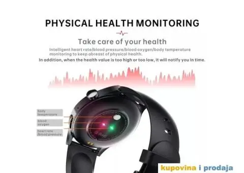 Novo - GT3 Pro Bluetooth NFC Smart Watch Bluetooth Poziv - 7/15