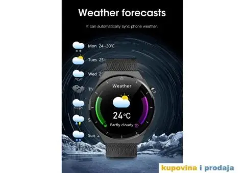 Novo - GT3 Pro Bluetooth NFC Smart Watch Bluetooth Poziv - 14/15