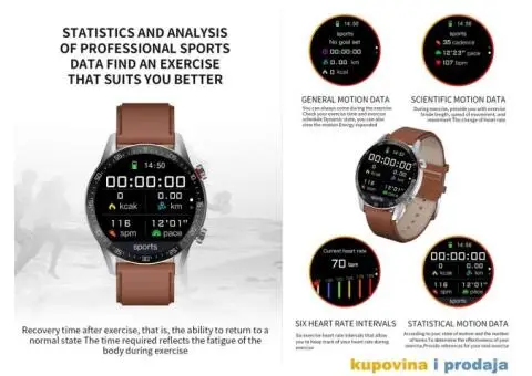 Novo - S7 Plus Smart Watch ECG+BT Pozivi - 9/15