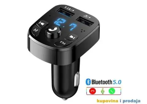 Bluetooth FM Transmiter, HandsFree, MP3, SD, 3.1A Brzi Punjac - 11/13