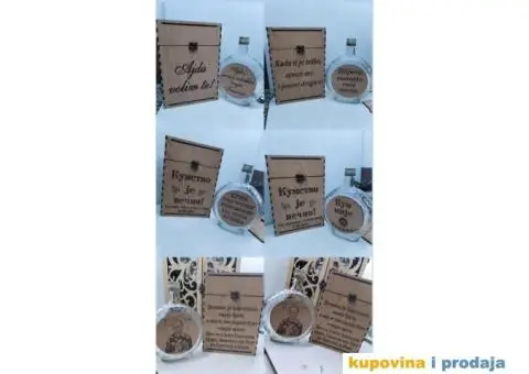 Poklon za kuma kutija sa čuturom graviranje - 4/5