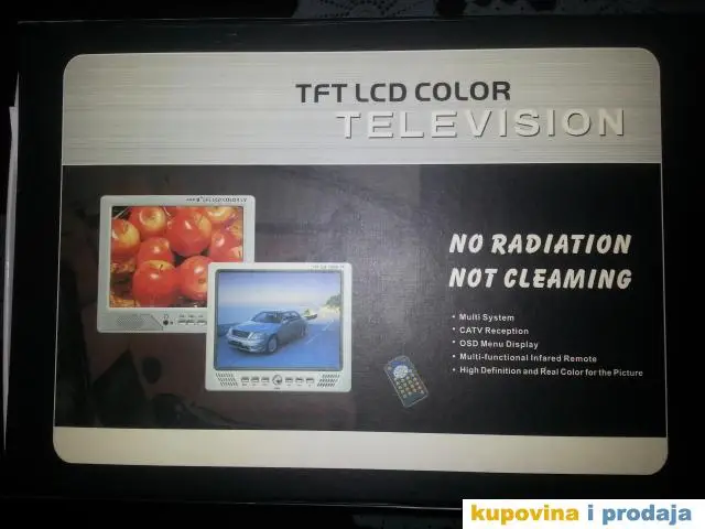 TFT LCD Color 7" TV - 1