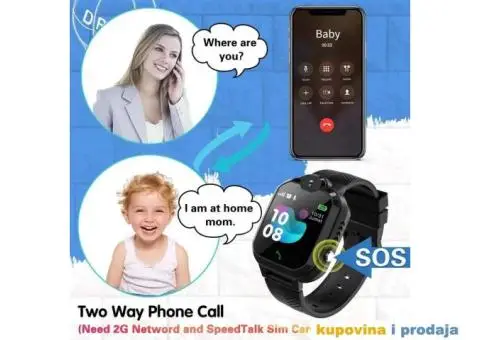 Novo- Vodoot****i Deciji Smart Watch R7 - Mobilni Telef - 8/15