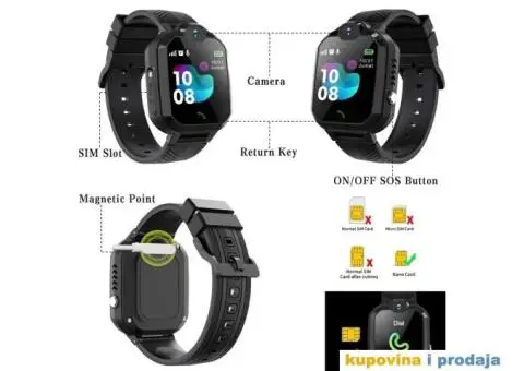 Novo- Vodoot****i Deciji Smart Watch R7 - Mobilni Telef - 9/15