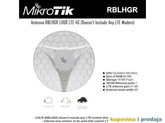 4g LTE mikrotik antena . 5.8Ghz - 1