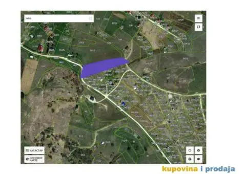 Prodaja gradjevinskog placa 60ari