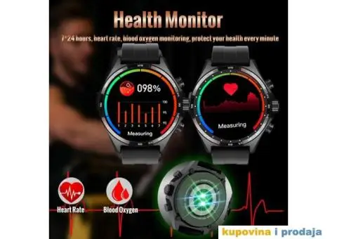 SK27 Smartwatch – Bluetoth,NFC,Kompas,AI Voice - 4/15