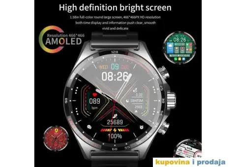 SK27 Smartwatch – Bluetoth,NFC,Kompas,AI Voice - 6/15