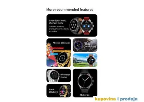 SK27 Smartwatch – Bluetoth,NFC,Kompas,AI Voice - 13/15