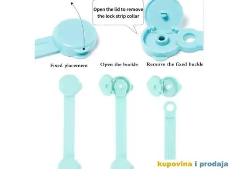 Sigurnosne zaštitne brave za decu 10 kom - 6/15