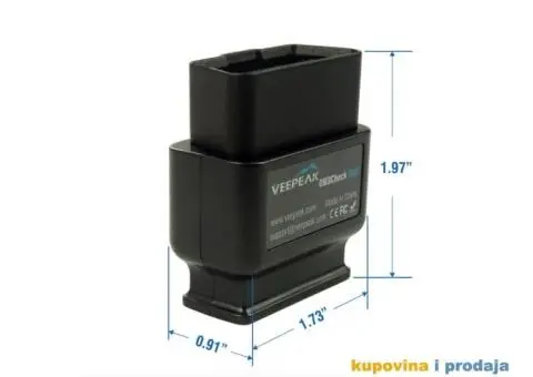Veepeak OBDCheck BLE OBD2 Bluetooth 4.0 za iOS i Android - 4/15