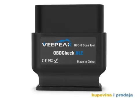 Veepeak OBDCheck BLE OBD2 Bluetooth 4.0 za iOS i Android - 6/15