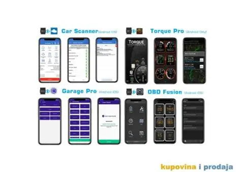 Veepeak OBDCheck BLE OBD2 Bluetooth 4.0 za iOS i Android - 8/15