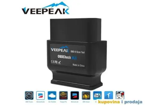 Veepeak OBDCheck BLE OBD2 Bluetooth 4.0 za iOS i Android - 13/15