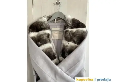 Kaput od kašmira sa krznom od činčile - 3/5