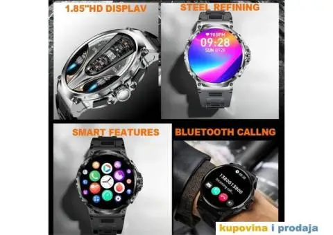 V69 Bluetooth Smart Watch - Bluetooth Pozivi - 9/15