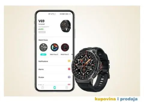 V69 Bluetooth Smart Watch - Bluetooth Pozivi - 14/15
