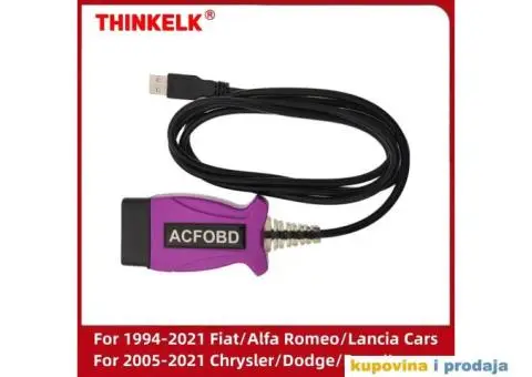 ITCARDIAG ACFOBD OBD2 Fiat/Alfa/Lancia/Chrysler/Dodge/Jeep - 6/15