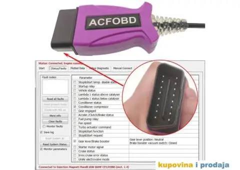 ITCARDIAG ACFOBD OBD2 Fiat/Alfa/Lancia/Chrysler/Dodge/Jeep - 7/15