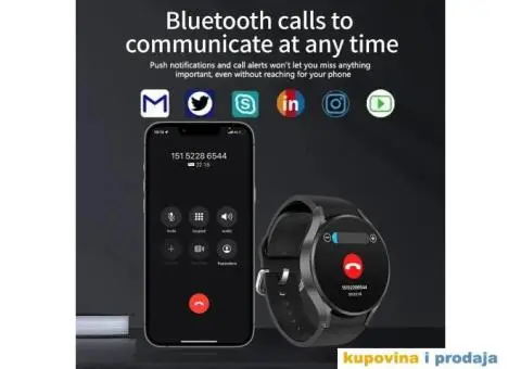 Watch 6 Bluetooth GPS NFC Smart Watch Bluetooth Poziv - 5/15