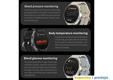 Watch 6 Bluetooth GPS NFC Smart Watch Bluetooth Poziv - 12/15