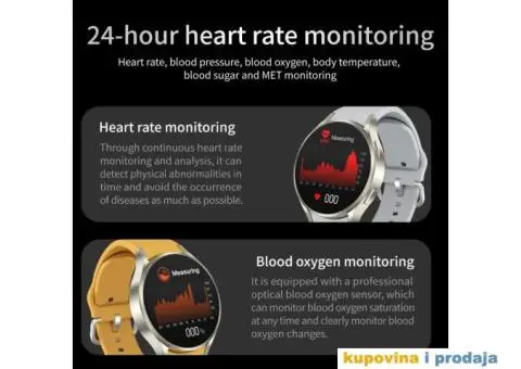 Watch 6 Bluetooth GPS NFC Smart Watch Bluetooth Poziv - 13/15