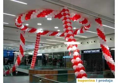 Dekoracija balonima,kurs dekoracije,podučavanje,baloni - 10/15