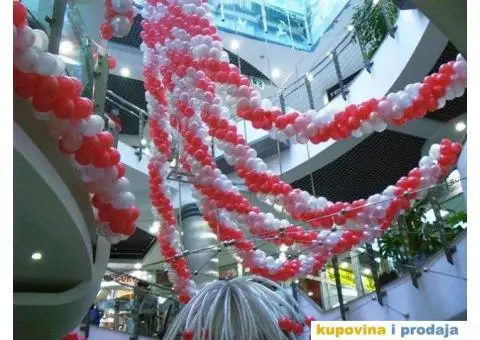 Dekoracija balonima,kurs dekoracije,podučavanje,baloni - 12/15