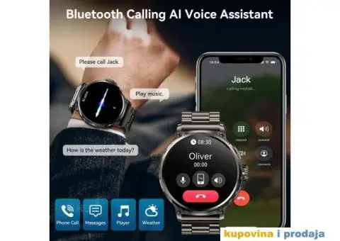 V69 Bluetooth Smart Watch - Bluetooth Pozivi - 3/15