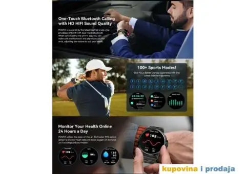 V69 Bluetooth Smart Watch - Bluetooth Pozivi - 7/15