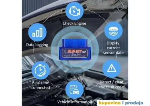 Mini Bluetooth ELM327 V1.5 Auto OBD2 Auto Dijagnostika - 5/14