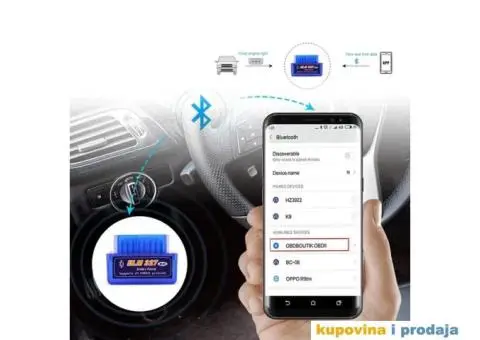 Mini Bluetooth ELM327 V1.5 Auto OBD2 Auto Dijagnostika - 7/14