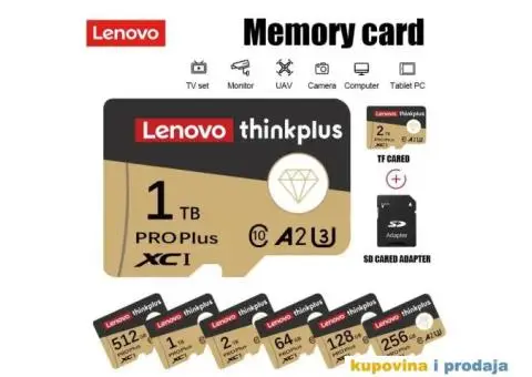 128 GB Lenovo ThinkPlus SD Memorijska kartica klase 10 - 1/15