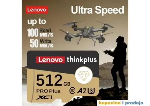 128 GB Lenovo ThinkPlus SD Memorijska kartica klase 10 - 9/15