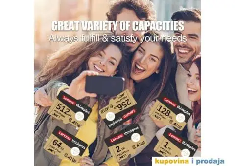 128 GB Lenovo ThinkPlus SD Memorijska kartica klase 10 - 10/15