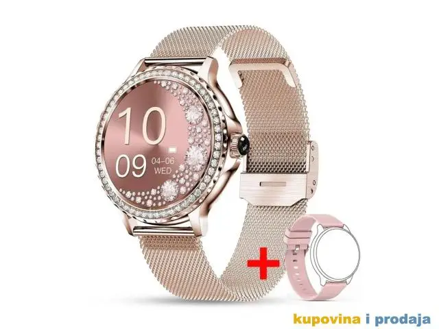 Rosegold Smart Watch za Dame Bluetooth poziv - 1