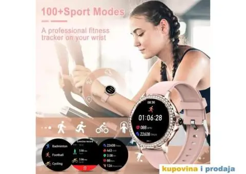 Rosegold Smart Watch za Dame Bluetooth poziv - 7/15