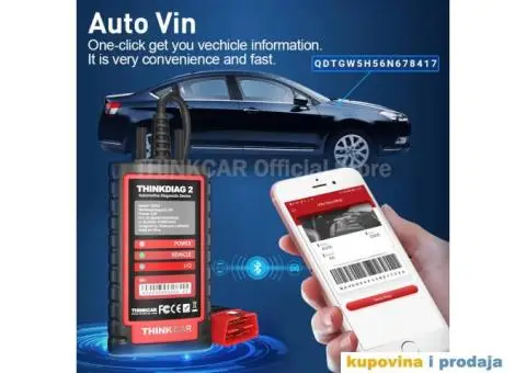 THINKCAR Thinkdiag 2 Bluetooth CAN FD OBD2 Auto Dijagnostika - 13/15