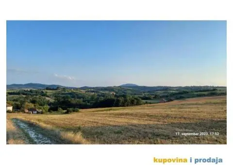 Prodajem plac50 ari, srce Sumadije Arandjelovac,Misaca - 2/3