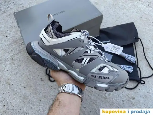 Balenciaga Track Grey White - 1