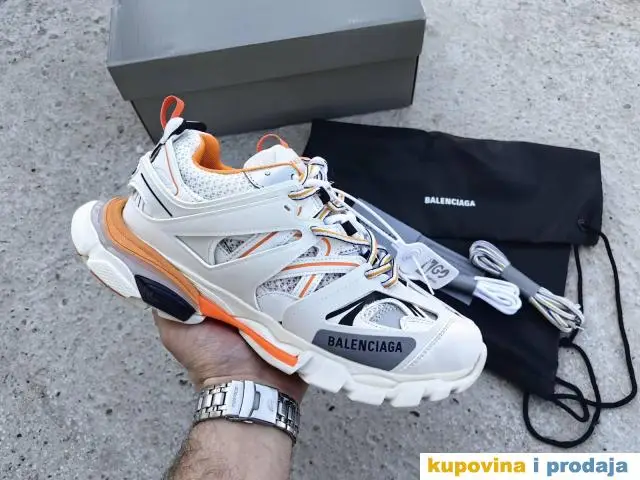 Balenciaga Track White Orange - 1