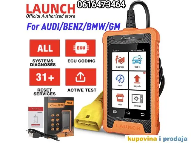 LAUNCH X431 Elite Full OBD2 GM / BMW / Audi / Benz - 1