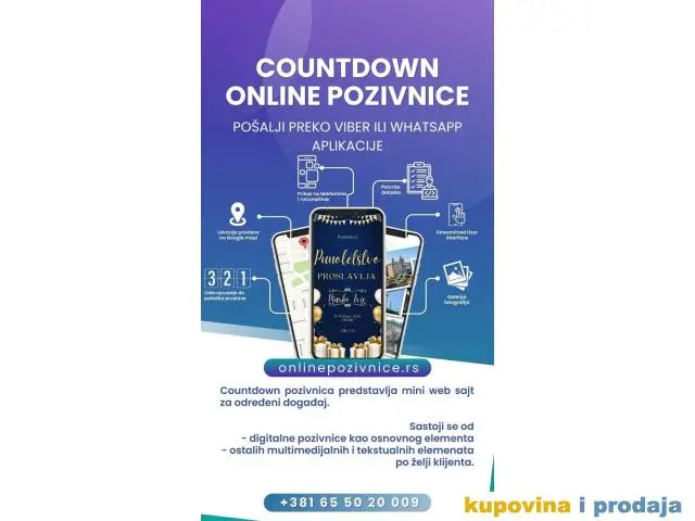 Online Pozivnice CountDown - 1