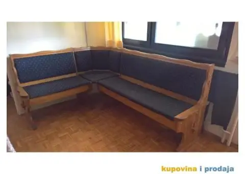 Ugaona klupa za trpezariju - 1/5