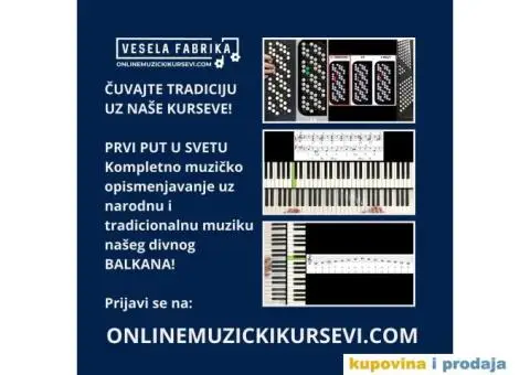 Online Muzicka skola-skola harmonike i klavijature - 1/6