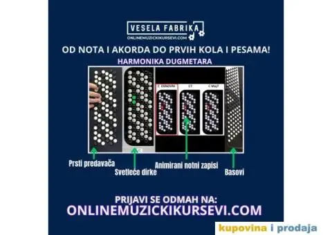 Online Muzicka skola-skola harmonike i klavijature - 4/6
