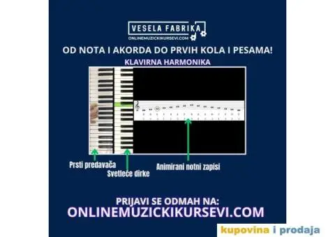 Online Muzicka skola-skola harmonike i klavijature - 5/6
